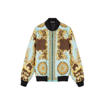 VERSACE Fendace Baroque Quilted Jacket