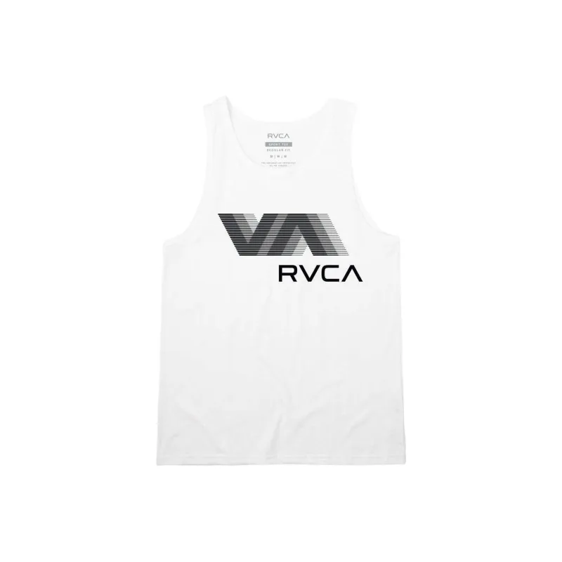 RVCA Tank Tops Men White-0