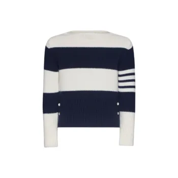 THOM BROWNE Striped Crewneck Jumper