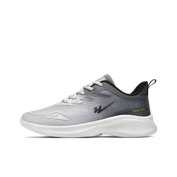 Binary Cushioning Rebound Lightweight Breathable Slip Resistant Low Top Running Shoes Men's Phantom Gray