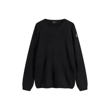 RICK OWENS X RICK OWENS Knit Jumbo Round Neck Top