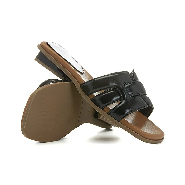 APRHE Slide Slippers Women's Black/Beige-3