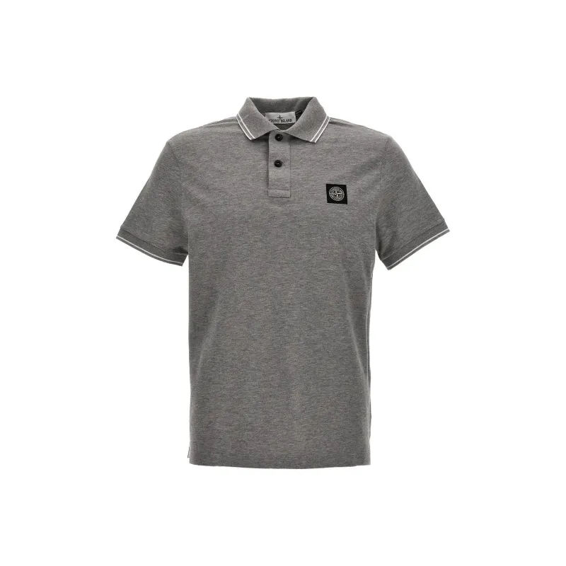 STONE ISLAND Polo Shirt Men's Gray-0
