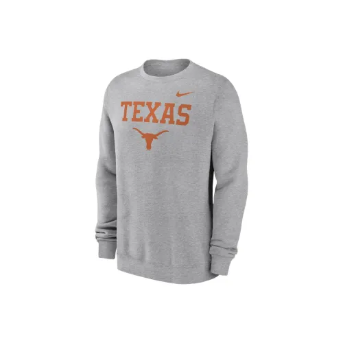 Nike Texas Longhorns Primetime Primary Stack Men's Nike College Pullover Crew