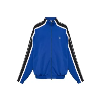 Vetements Logo Embroidered Stripe Detailed Jacket