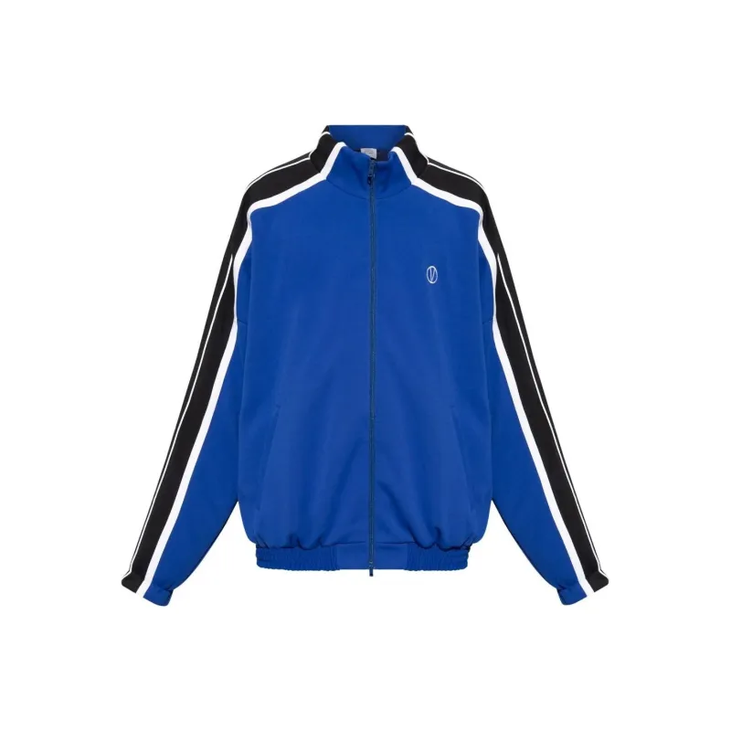 Vetements Logo Embroidered Stripe Detailed Jacket-0