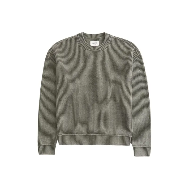 Hollister Sweaters Men Olive-0