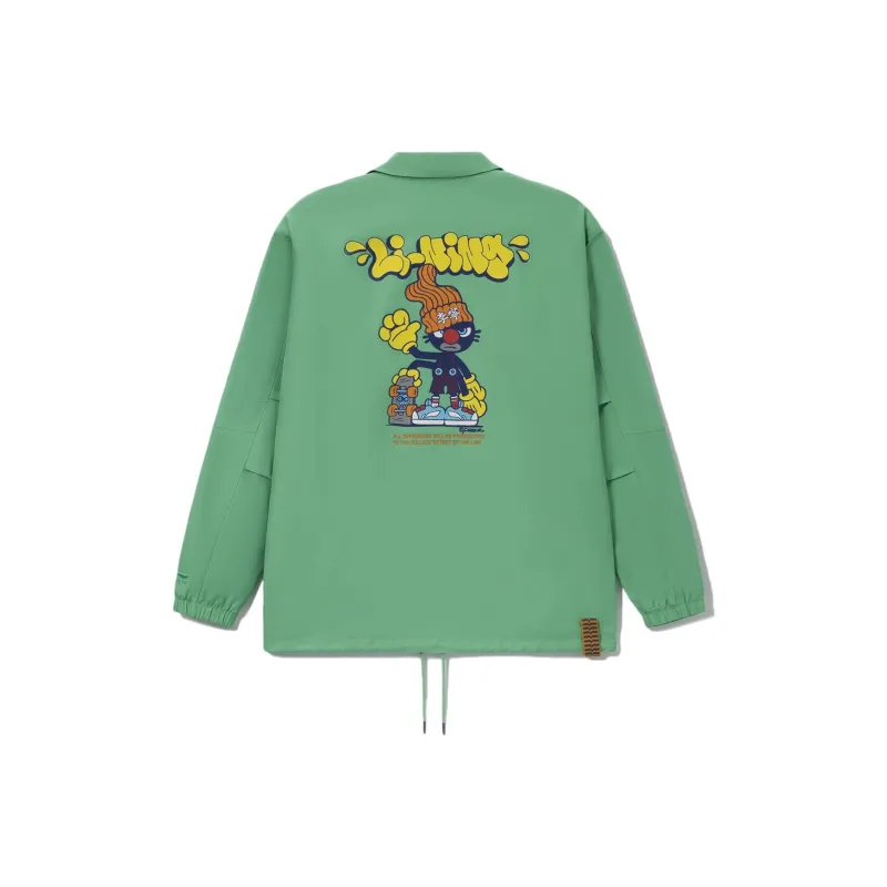 LiNing Skateboard Jacket Men's Green-0