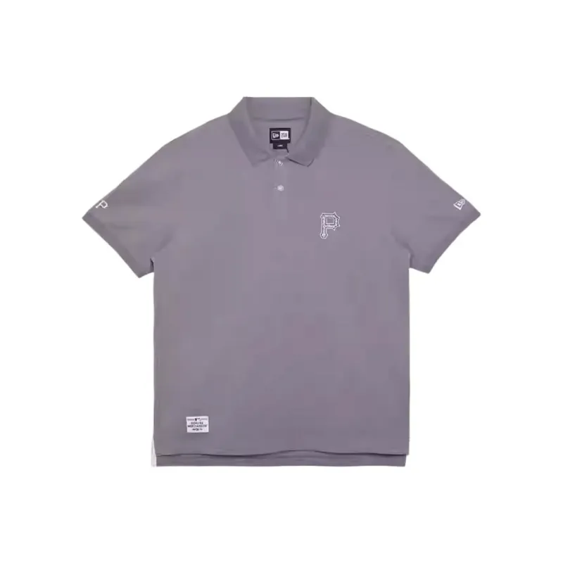 New Era x MLB Blue And White Porcelain Series FW24 Polo Shirt Unisex Gray-0