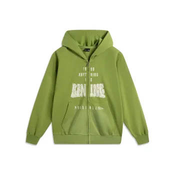 LiNing Sports Life Collection Sweatshirt Unisex Gecko Green