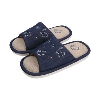 Thin Strips Slippers Women's Deep Blue