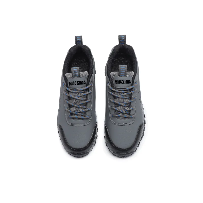 Singing Slip Resistant, Abrasion Resistant, Lightweight Low Top Casual Shoes Unisex Dark Gray-3