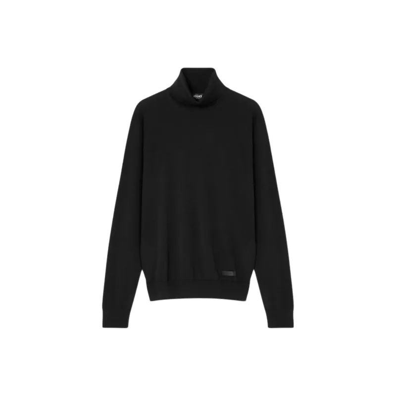 VERSACE Turtleneck Silk blend Sweater-0