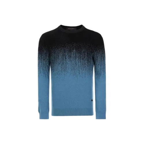 BRAUN BUFFEL Sweater Men's Blue Black