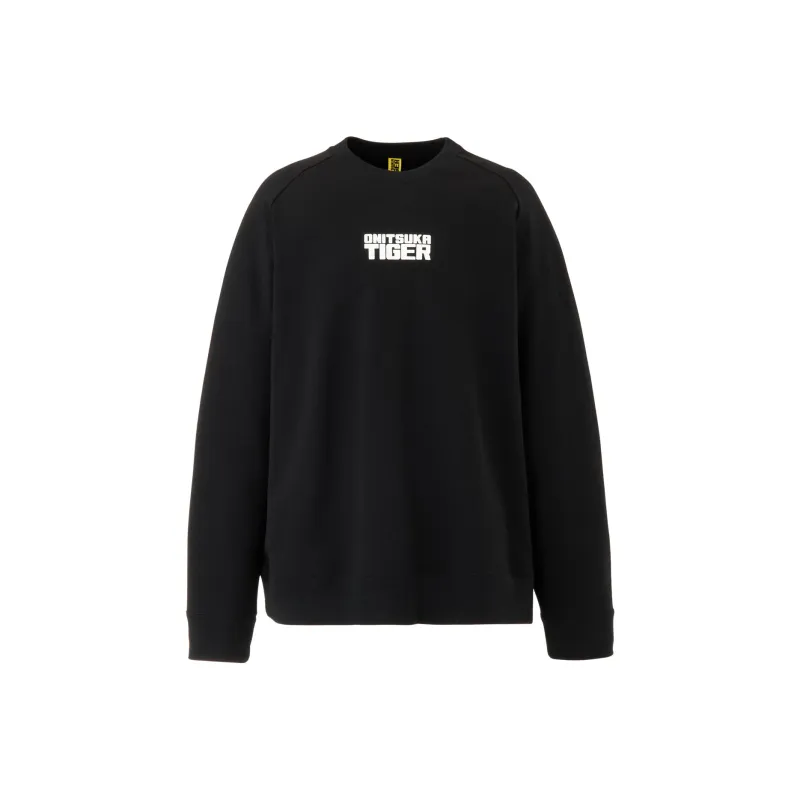 Onitsuka Tiger CREW NECK SWEAT Knitwear Unisex Black-0