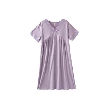 FENTENGCARE Nightgown Women's Violet