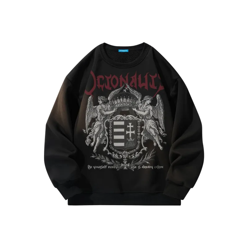 Small Columns Under The Sea Sweatshirt Unisex-0