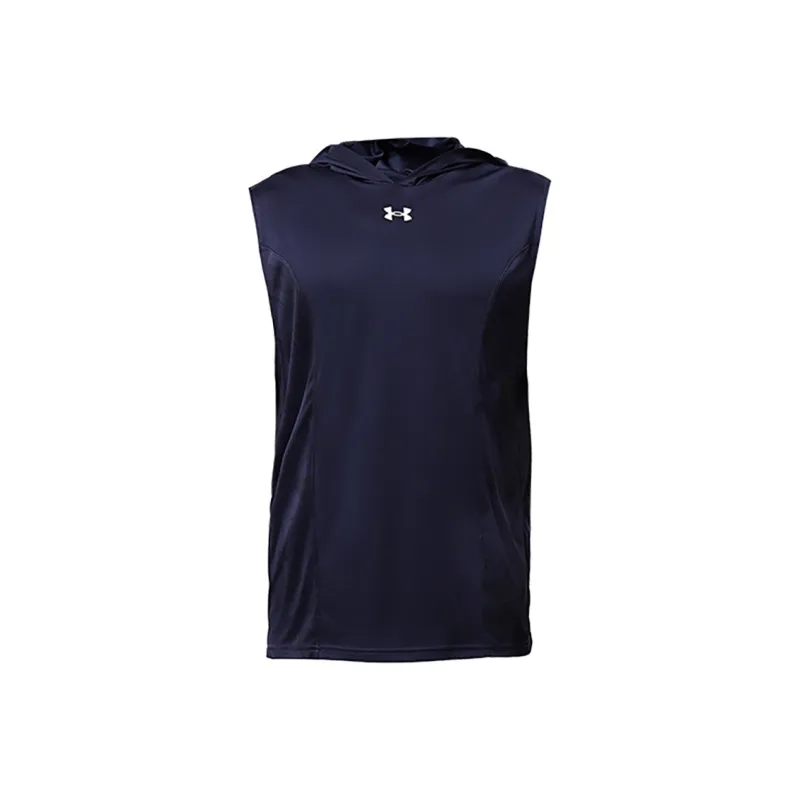 Under Armour Tank Tops Men's Navy Blue-0