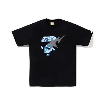 A BATHING APE Abc Camo Ape Face Sta Tee