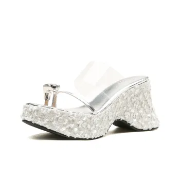 KATHRYN WILSON Sequins Slip Resistant Slide Slippers Women's