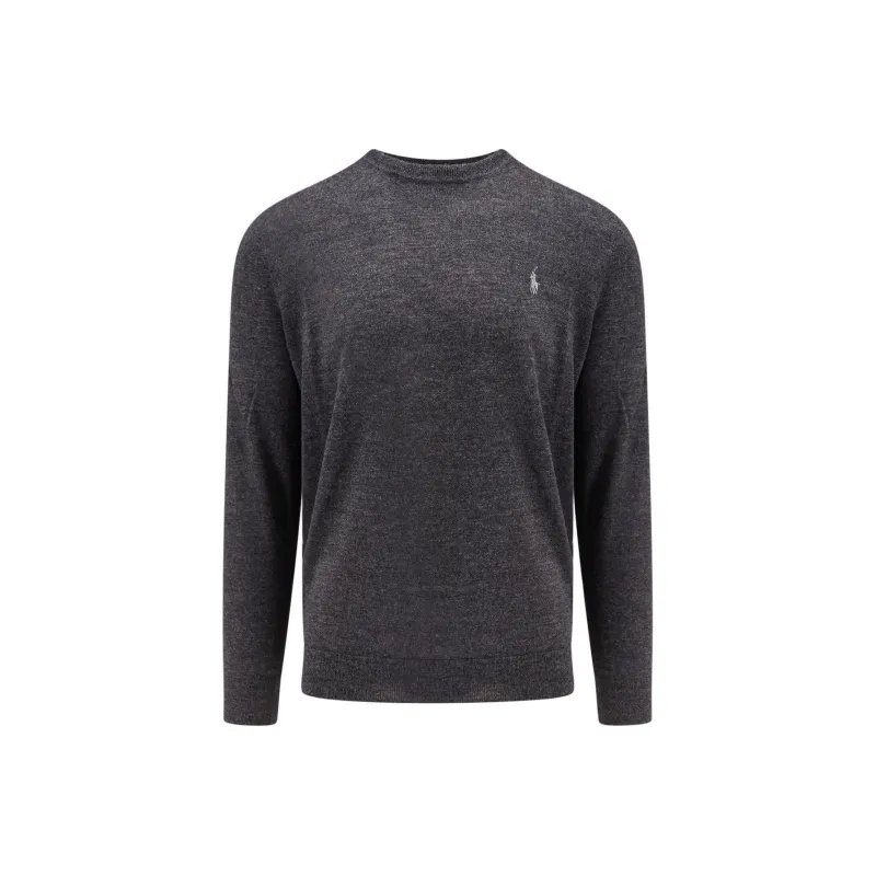 Polo Ralph Lauren Logo Embroidered Crewneck Jumper-0
