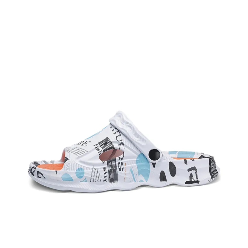 YUZHAOLIN Beach Sandals Men Black/White/Khaki-0