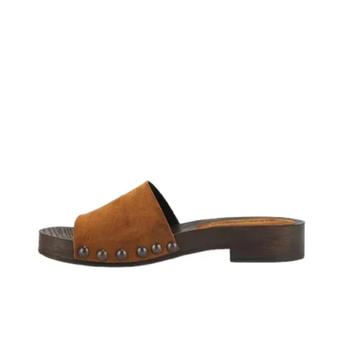 STEVE MADDEN Slip Resistant Abrasion Resistant Slide Slippers Women's Brown