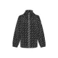 Black Sole with Letter Print