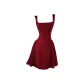Red Cropped Dress