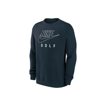 Nike Swoosh Club Fleece Men's Golf Pullover Crew Neck Sweatshirt