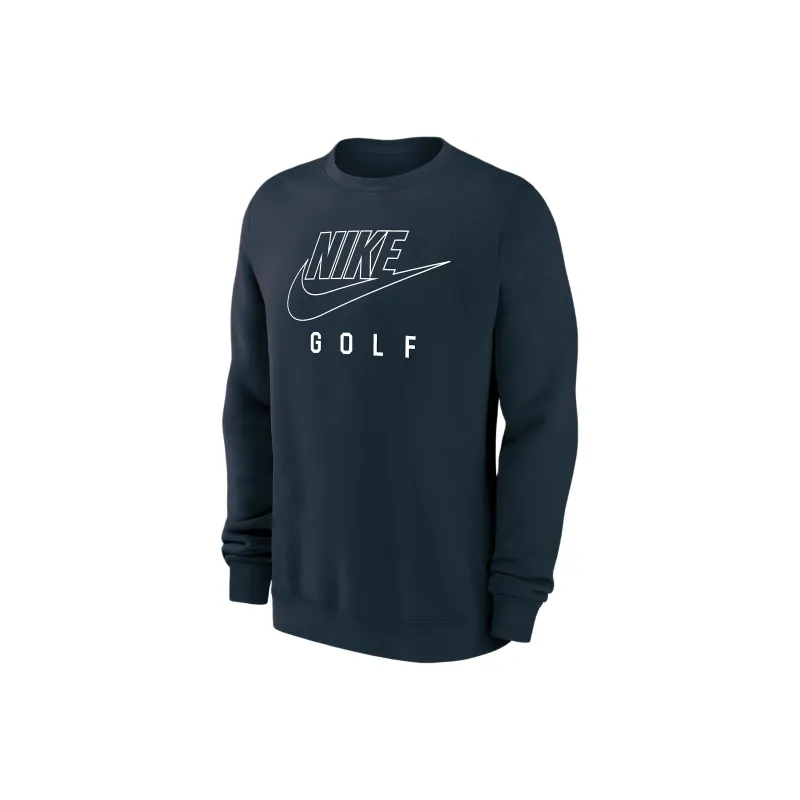 Nike Swoosh Club Fleece Men's Golf Pullover Crew Neck Sweatshirt-0