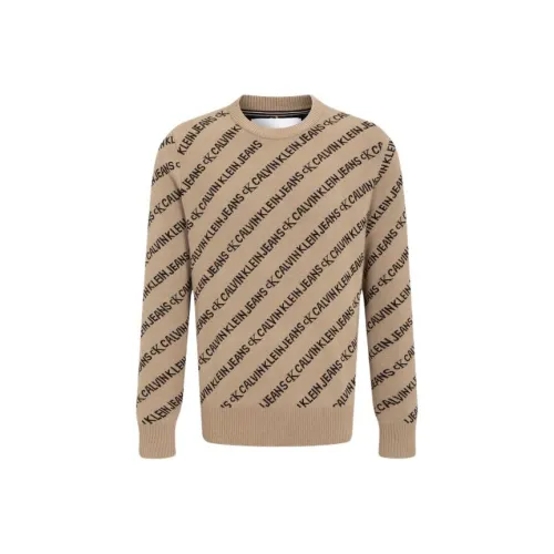 CALVIN KLEIN Sweater Men's Khaki