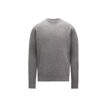 Moncler Sweaters Men Gray