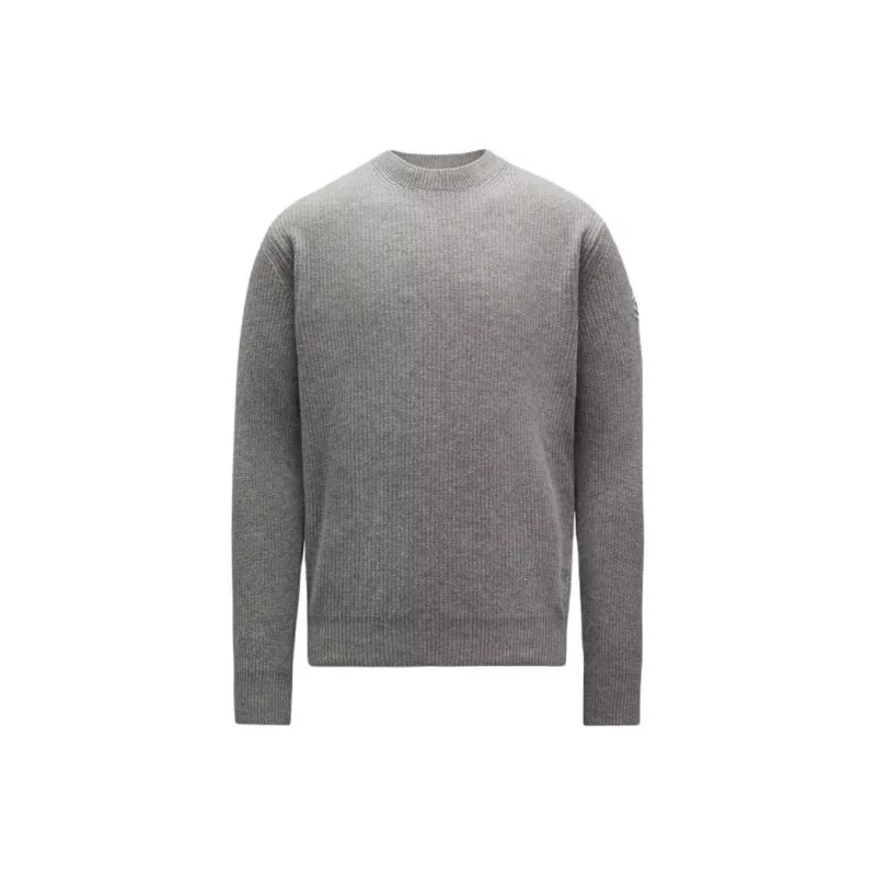 Moncler Sweaters Men Gray-0