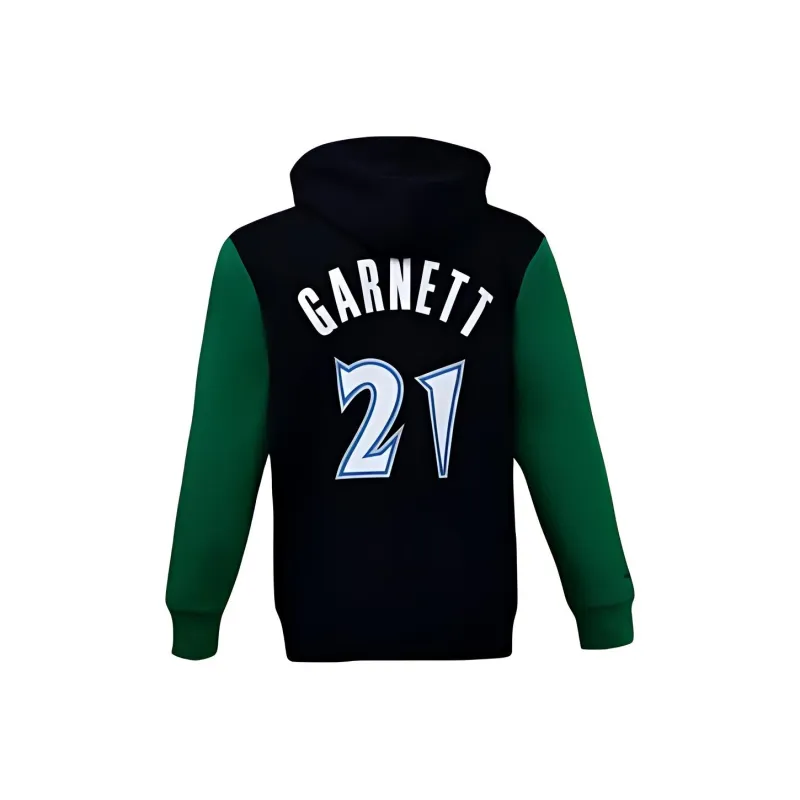 Mitchell Ness Sweatshirts Unisex Navy Blue Green-1