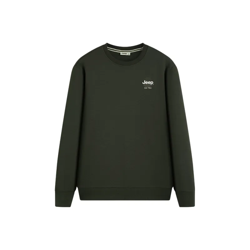 Jeep Sweatshirt Unisex Olive Green-0