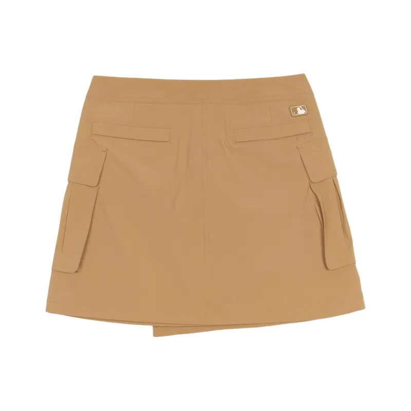 MLB Gofcore Boston Red Sox Casual Short Skirts Women's Light Camel-1
