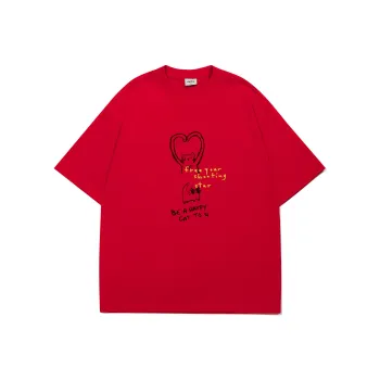 Guuka T Shirt Unisex Equestrian Red