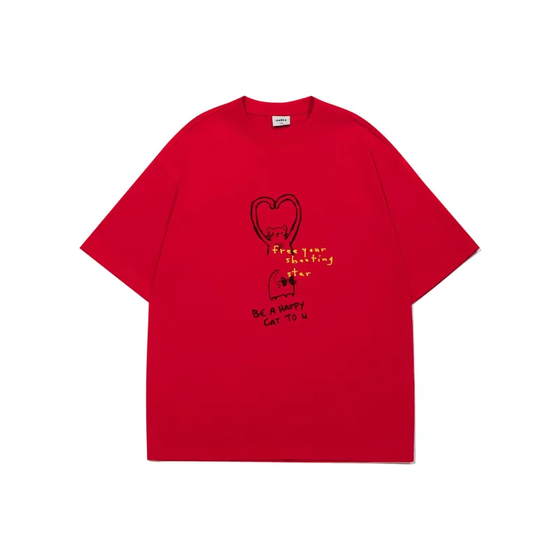 Guuka T Shirt Unisex Equestrian Red-0