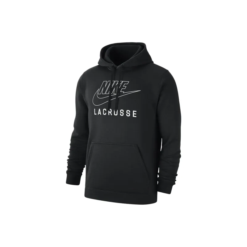 Nike Swoosh Club Fleece Men's Lacrosse Pullover Hoodie-0