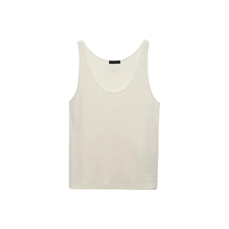 PRADA Linen And Cotton Tank Top-0