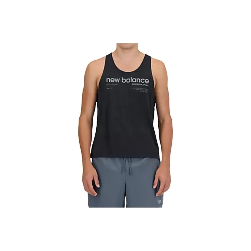 New Balance Tank Top Men's Black-0