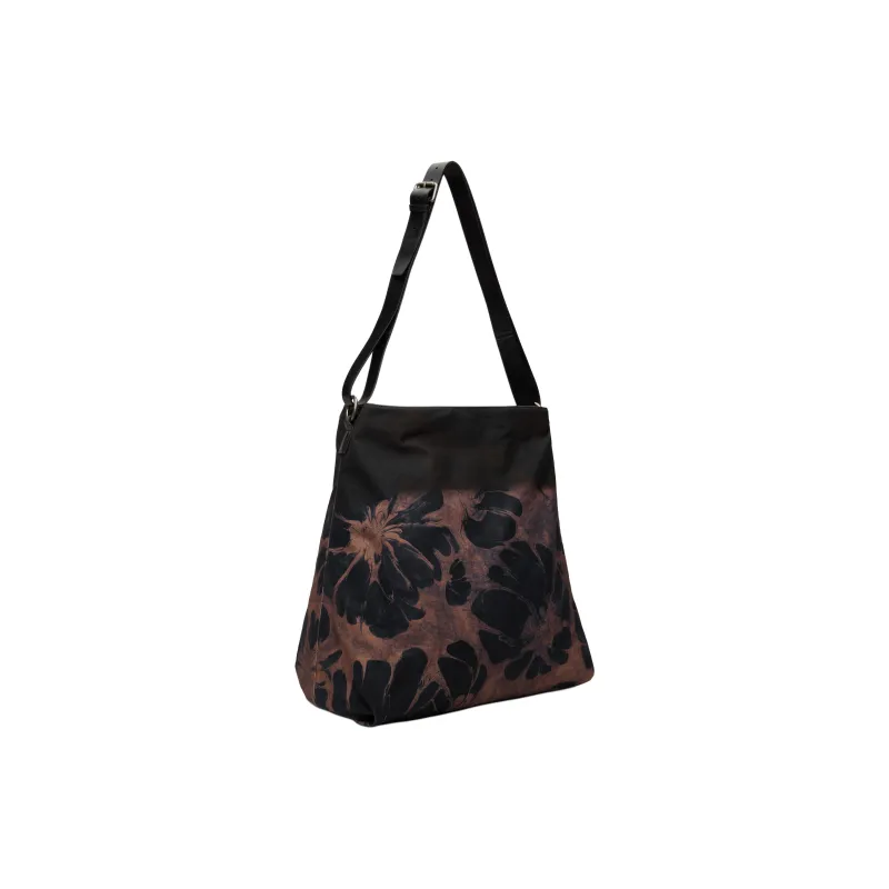 DRIES VAN NOTEN Fabric Shoulder Bag Women's Rusty Red-2