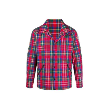 Moncler Tartan-print Windbreaker Jacket