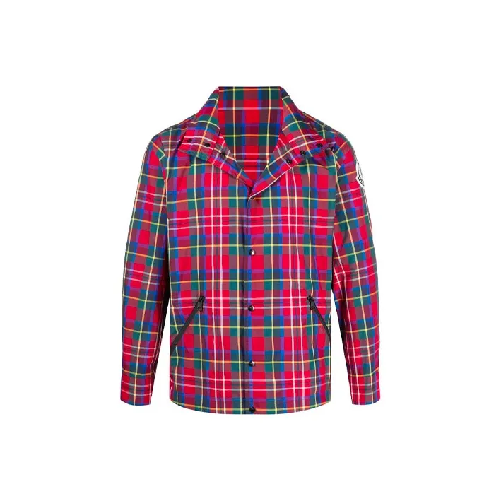 Moncler Tartan-print Windbreaker Jacket-0
