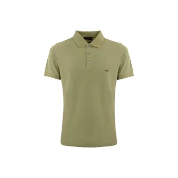 FAY Logo embroidered Piqué Polo Shirt