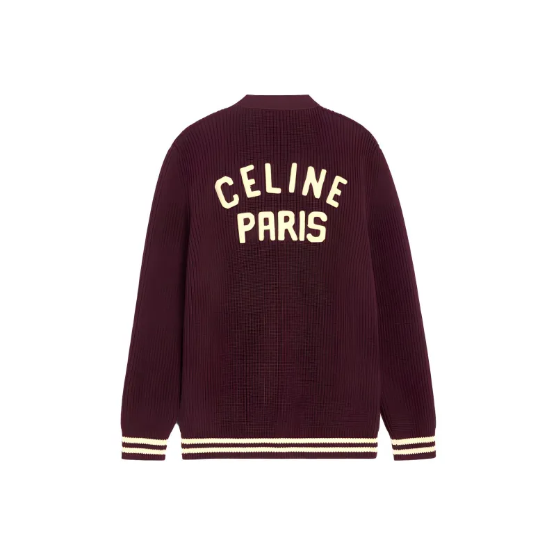CELINE College Cardigan In Cotton-1