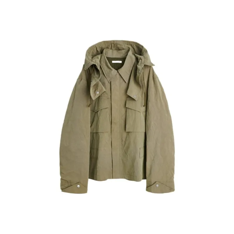 OUR LEGACY Jackets Men Army Green-0