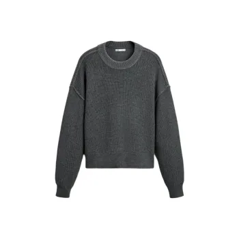 ZARA Sweater Men's Zebra Print Gray