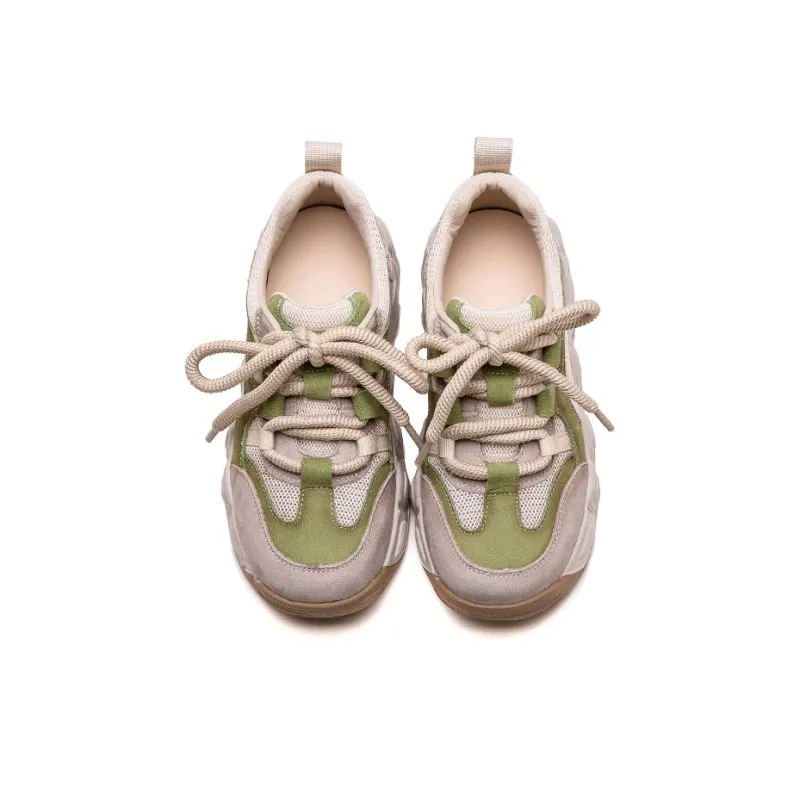 Chibang Height Increasing Lightweight Low Top Chunky Sneakers Women's-12